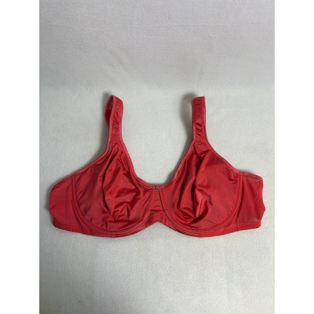 Minimalist Breezies Womens 46B Red Unlined Underwire UltimAir Sling Bra A639540